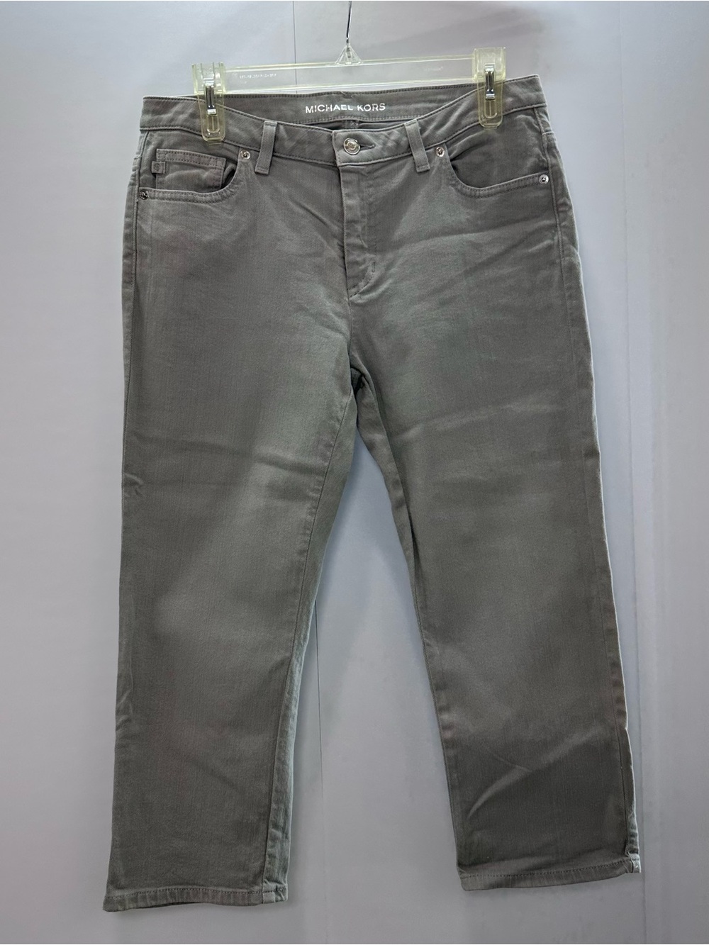 Michael Kors Women’s Gray Denim Capri Pants